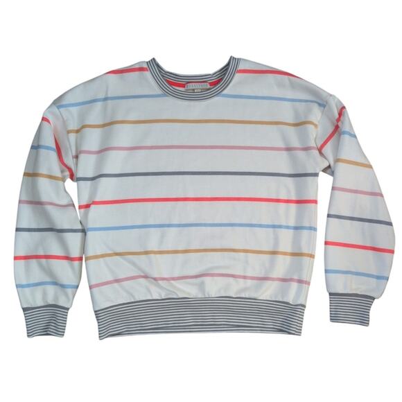 PJ Salvage Pajama Set Small Striped Lounge Sweatshirt Jogger Sleepwear Comfort - Picture 3 of 9